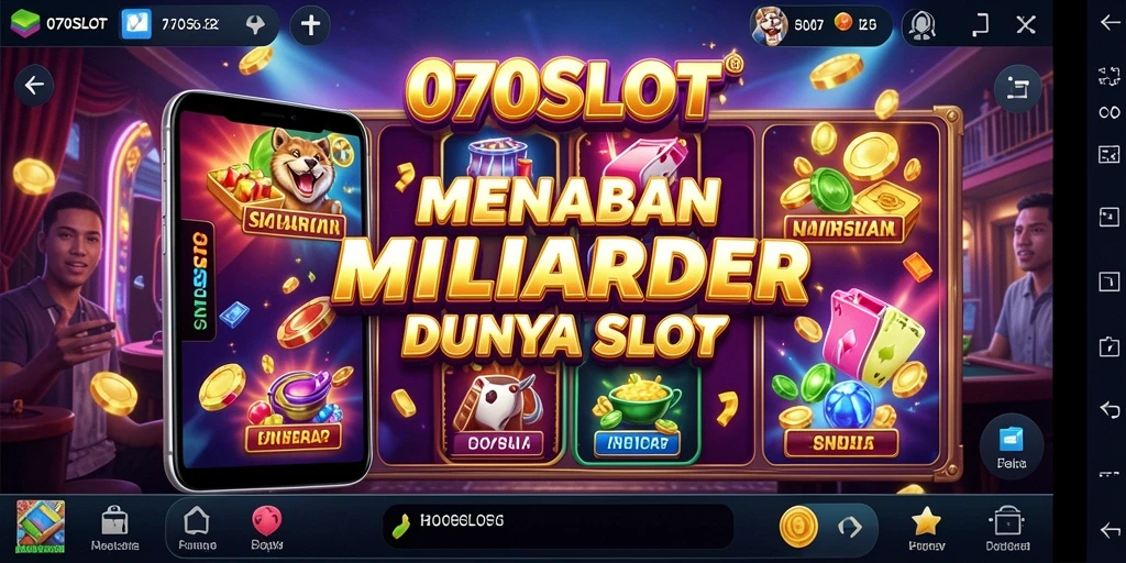 Screenshot gameplay menampilkan kemewahan kasino di 070SLOT.