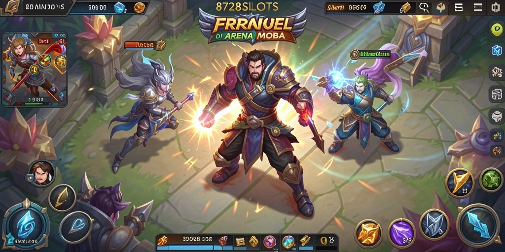 Tampilan gameplay seru dan karakter menarik di 8728SLOTS.