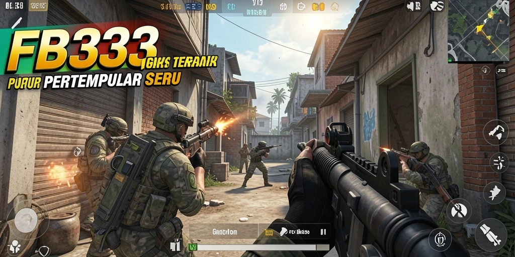 Screenshot menunjukkan aksi menegangkan dari gameplay FB333 dengan grafis yang memukau.