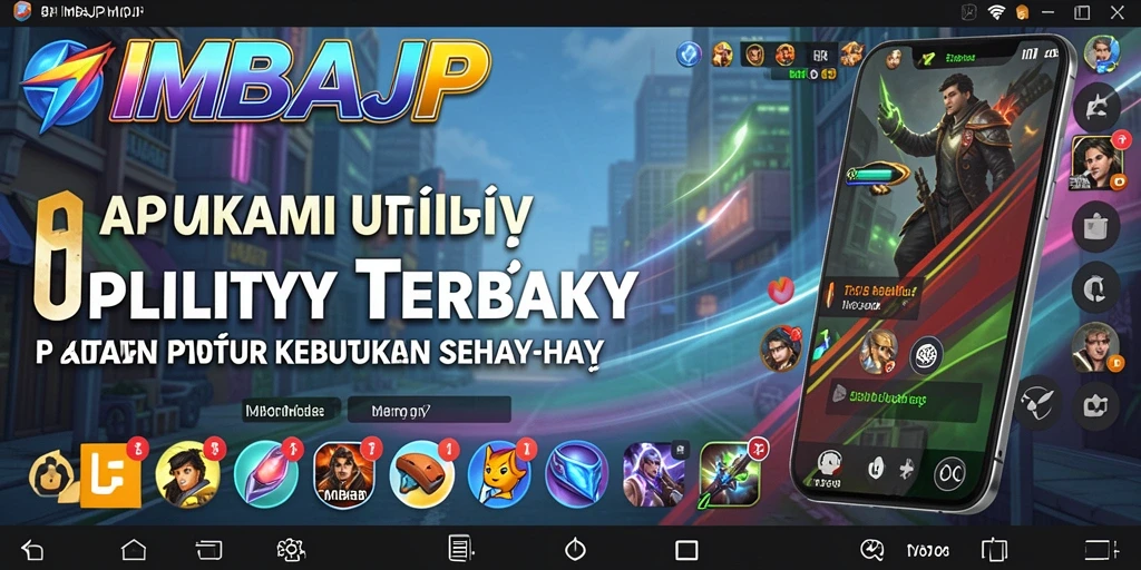 Screenshot IMBAJP yang menunjukkan antarmuka pengguna yang sederhana dan fungsional.