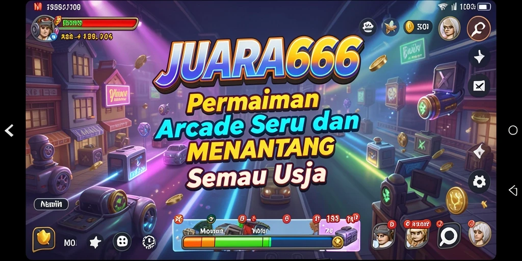 Tampilan gameplay seru dan menantang dari JUARA666.