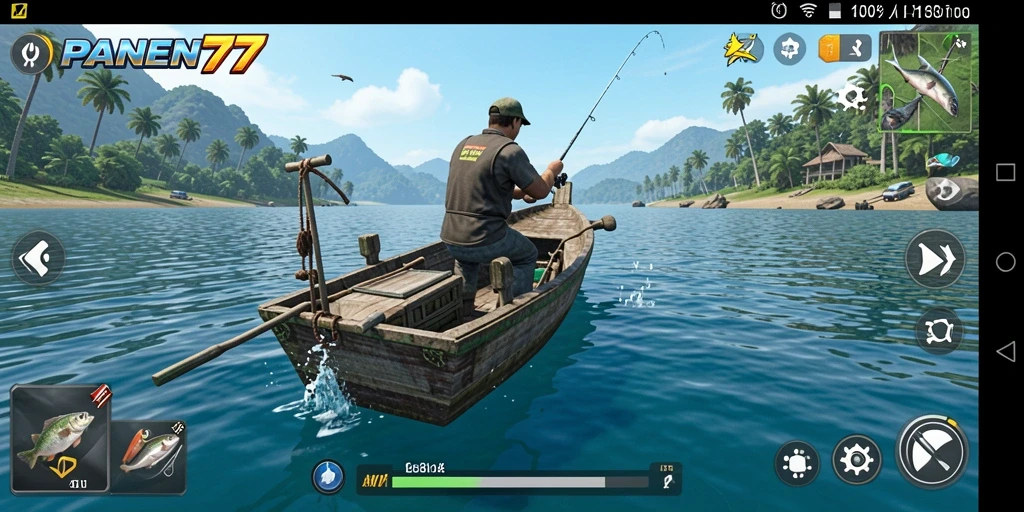 Tangkapan ikan besar di <strong>PANEN77</strong> dengan grafis menarik.