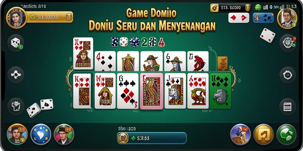 Screenshot menunjukkan pemain yang sedang asyik bermain Domino di S13.