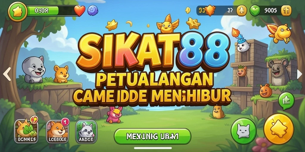Tampilan gameplay SIKAT88 dengan aksi seru dan karakter menarik.