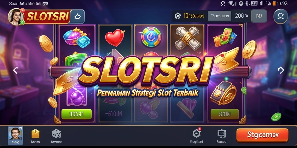 Tangkapan layar utama SLOTSRI menunjukkan gameplay yang mendebarkan.